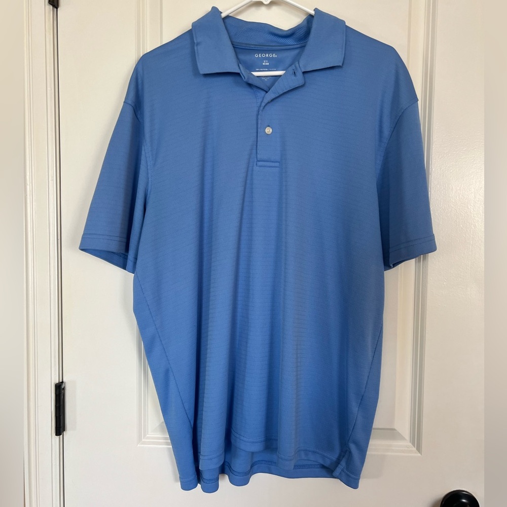 George Men's Classic Sky Blue Polo